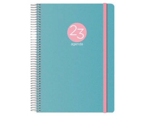 AGENDA 2025 MEMPHIS DÍA PÁGINA 15 X 21 CM MODELO VERDE DOHE 12687 - 25 (Espera 4 dias)